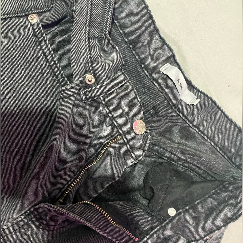 Adika wide leg high rise baggy jeans